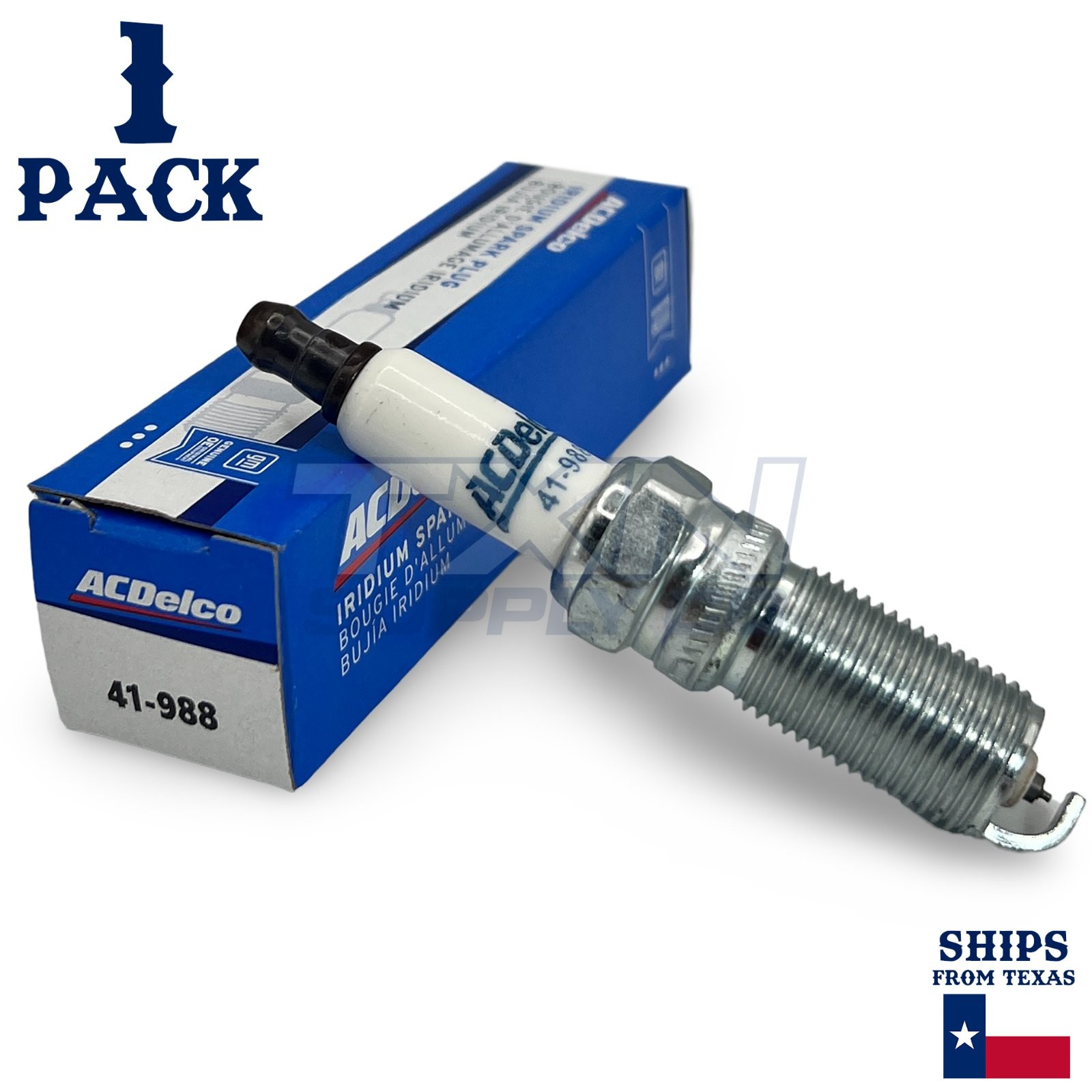 1 Pack Genuine GM ACDelco Iridium Spark Plug 41-988