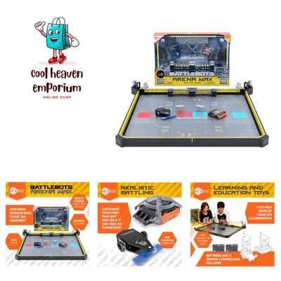Interactive BattleBots Arena MAX with Champion Tombstone - Action-Packed Fun!