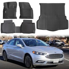 Floor Mats Cargo Liner For Ford Fusion 2017-2020 1st 2nd Row Trunk Mat