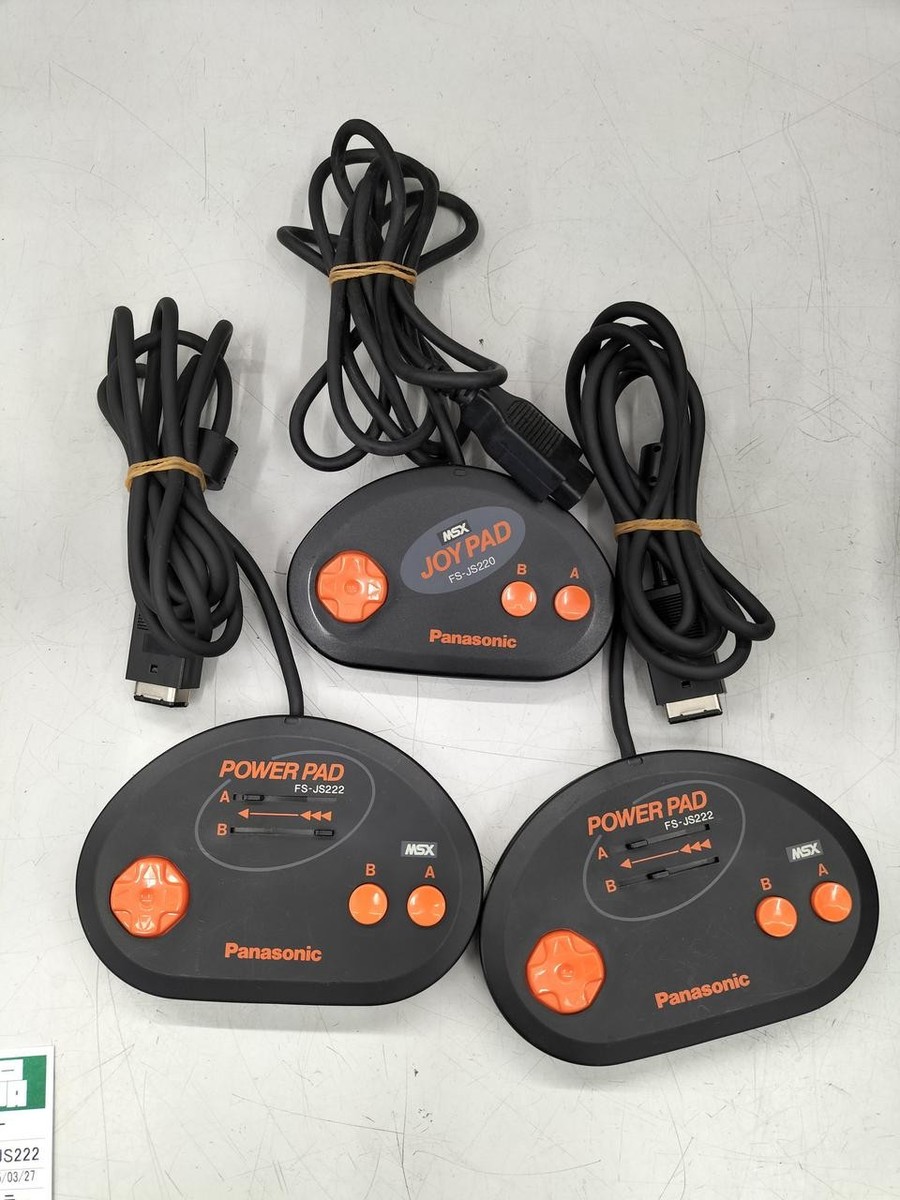 MSX joy pad ２個セットFS-JS220　Panasonic MSX joy pad 2個セットFS-JS220 Panasonic Panasonic JOY PAD