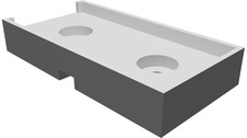 Supporto Ricevitore per Graupner Hott GR16 Radio RC Fascetta Stampato 3D
