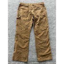 Dickies Carpenter Pants Mens Size 38x32 Brown Canvas Utility Workwear Pants