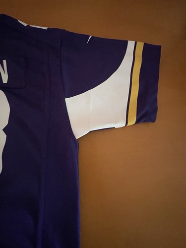 MN Vikings #28 Peterson NFL Nike Onfield Player Jersey XL Purple Embroider New - Picture 9 of 10