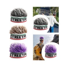 Berretto con parrucca di capelli Cappello lavorato a maglia per uomo Donna