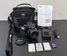 Nikon Coolpix P90 12MP Digital Point  Shoot Bridge Camera, 3 Batteries Tested