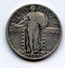1925-p Standing liberty quarter