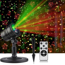 Laser Christmas Projector Lights Outdoor: Waterproof Outdoor Christmas Decora...