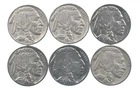 1930-1937 XF/AU Better Condition: Great Detail in Buffalo Horn 6 Coin Lot *442
