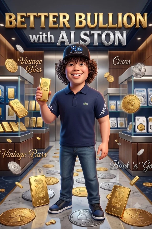 Better Bullion Vintage Bars, Croins, Pamp and more $1n GO