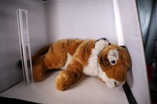 FAO Schwarz Toys R Us Exclusive Realistic Tiger 2012 Plush Stripes 28" Toy Rare