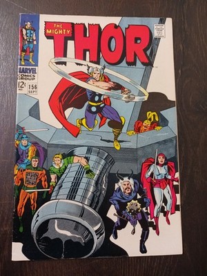 The Mighty Thor #156 (Sep 68) Kirby! VF Condition! Beautiful! Mangog! Warriors 3