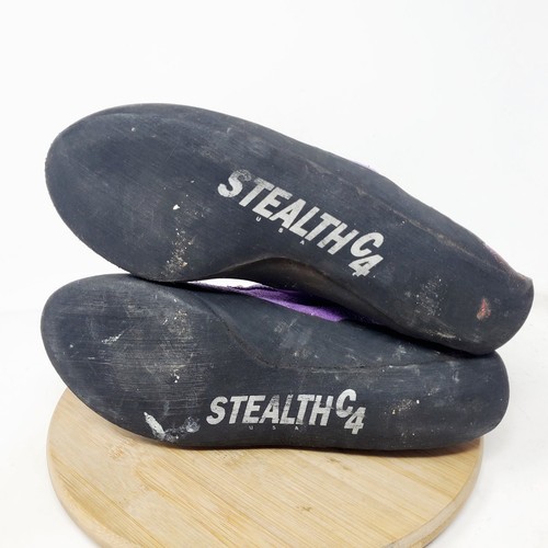 Zapato de Escalada Five Ten Para Hombres 8 Cuero Púrpura Con Cordones Boulder Gimnasio 5.10 Stealth C4 - Imagen 12 de 15