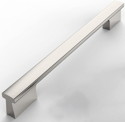 Amerdeco 10er-Pack 8,8 Zoll 192 mm Gebürstetes Satin-Nickel Schrankgriffe Griffe