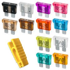 KFZ Sicherungen 1A - 40A | 12V/24V/32V Flachsicherungen Standard Autosicherungen