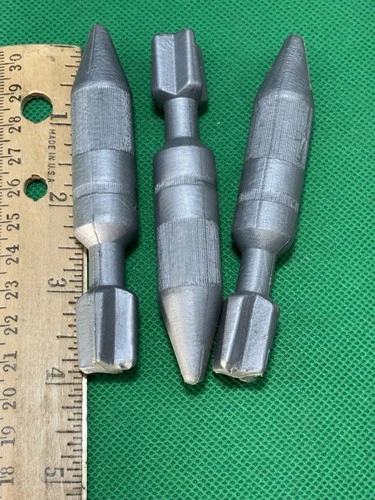 12" GI Joe Combat Set Jeep 7000 MORTAR SHELL bomb missile (3)
