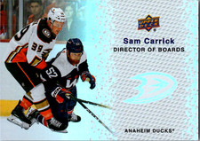 2023-24 Upper Deck Series 2 Director of Boards Sam Carrick #DB-3 Anaheim Ducks
