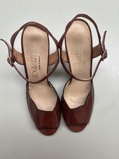 1980s Vintage Socialites Womens Dress Shoes Size 8 1/2 Leather Top