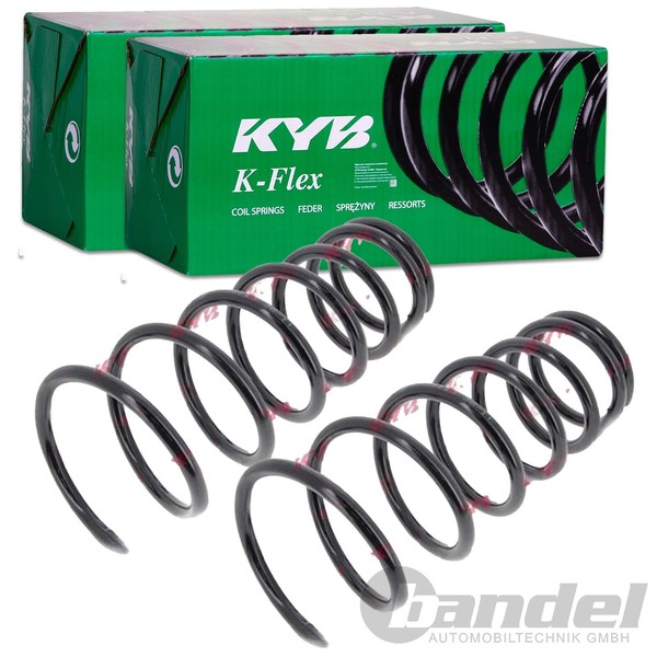 2X KYB K-FLEX Fahrwerksfedern Hinten Passend FÜR Hyundai Elantra Links+Rechts-image