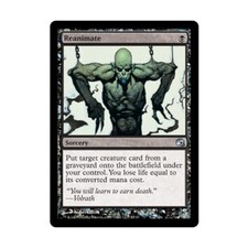 WOTC MtG Graveborn Reanimate (U) (Foil) EX