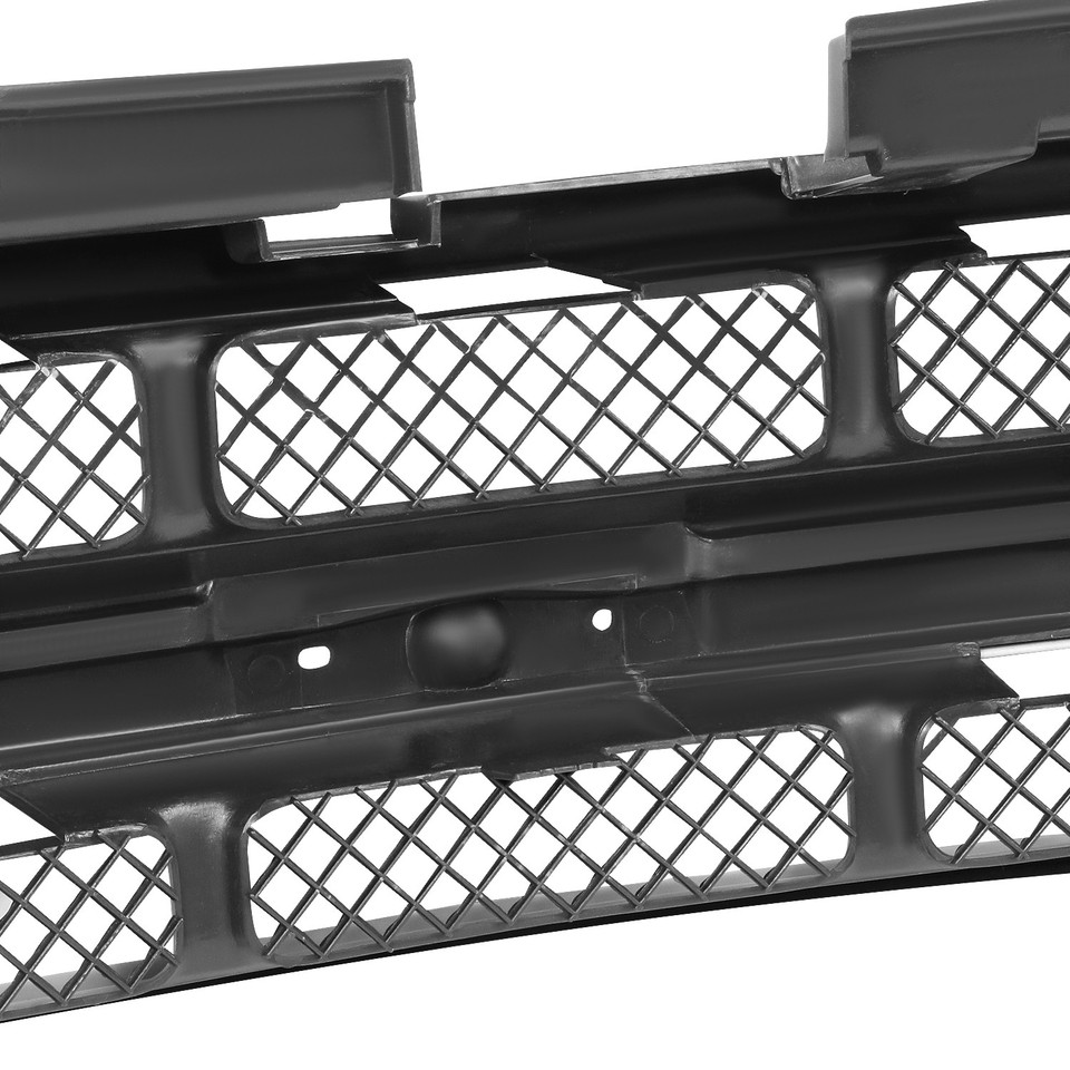 Speed Daddy Black Front Grille W/Emblem Hole – Fits 94-98 GMC C1500 Pickup (OE Style)