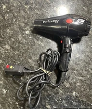 Parlux 3200 Plus Compact Hair Dryer Black Professional Salon Blow Dryer US Plug