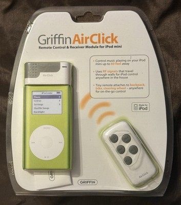 Griffin AirClick [Brand New] Remote Control & Receiver Module for iPod Mini