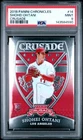 2018 Panini Chronicles Crusade #14 Shohei Ohtani Crusade PSA 9 Rookie RC