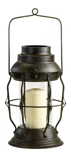 Rustic Willow Iron Lantern - Picture 1 of 1