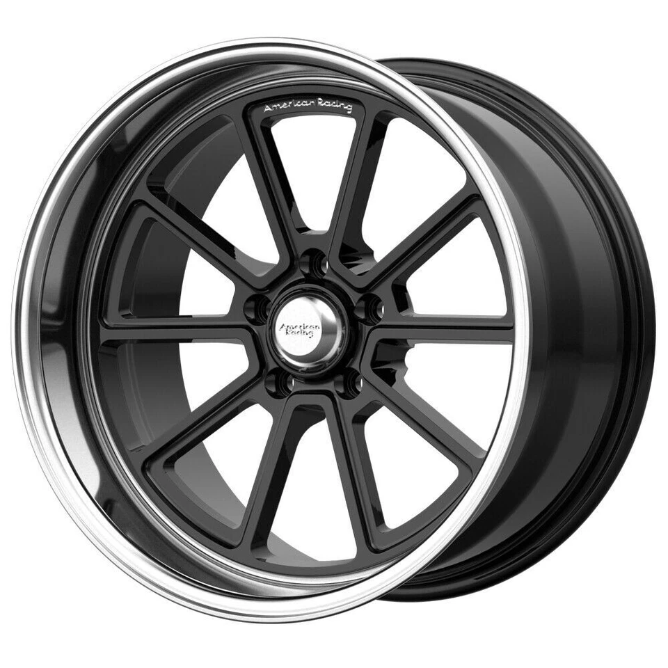 One 20x10 American Racing VN510 Draft 5x4.75/5x120.65 6 Black Wheel Rim 72.56 - Image 3 of 3