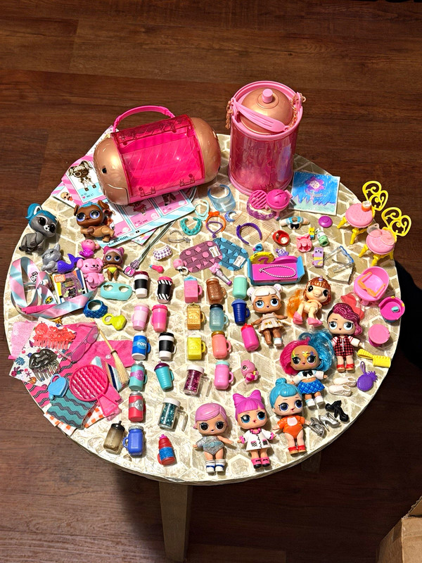 L.O.L. Surprise! MGA Mixed Lot Dolls Pets Accessories w/ Carry Cases & papers