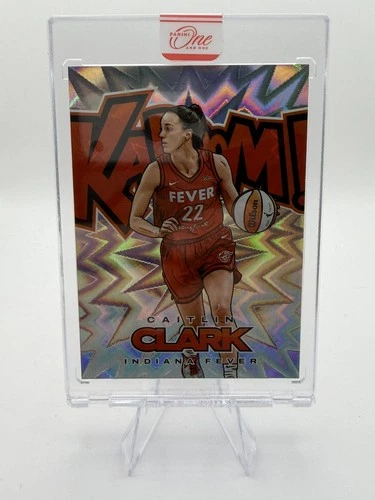 2025 Panini WNBA One and One CAITLIN CLARK KABOOM! CASE HIT SSP Fever ENCASED🔥