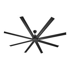 84in Outdoor/Indoor Ceiling Fan: Aluminum Blades, DC Motor, 6-Speed Remote