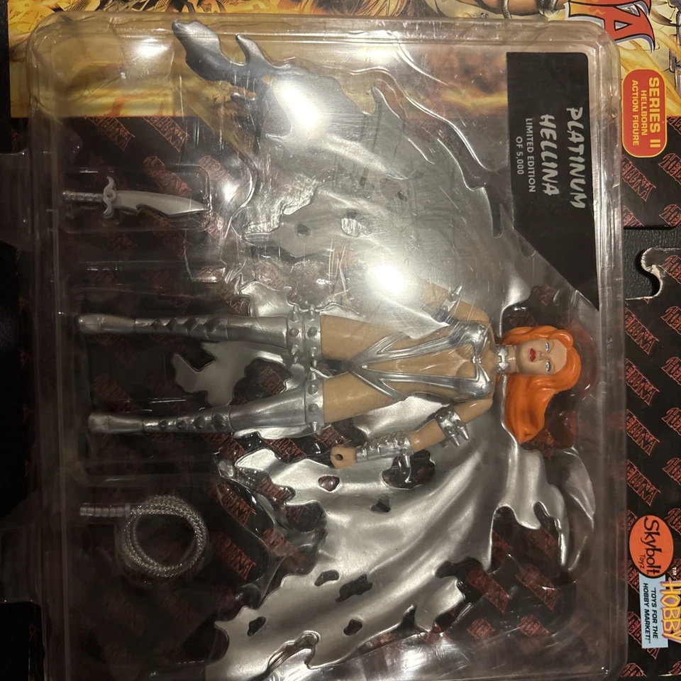 FIGURA DE ACCIÓN SKYBOLT TOYZ HELLINA SERIE 2 HELL BORN PLATINUM HELLINA LIMITED Foto 2 de 4