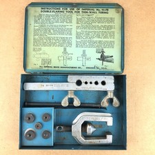 Vintage Imperial Brass MFG Co. Double Flaring Tool Set No. 93-FB Box USA Tubing