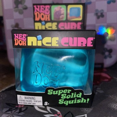 nee doh nice cube - super solid squish blue Squish me! Squeeze Me!