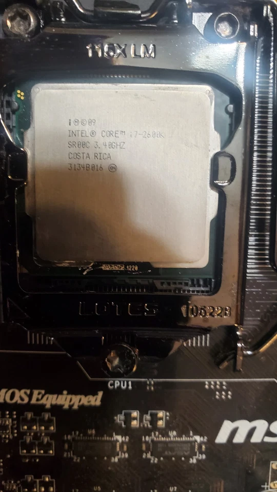 MSI P67A-GD65 (B3) LGA 1155 Intel Mobo MS-7681 Ver:2.01 USB 3.0 mit I7 2600k - Bild 2 von 3