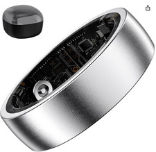 Smart Ring Fitness Tracker for Women - Health Heart Rate Ring with Sleep Monitor