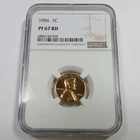 1956 P NGC PF67 RD RED - Lincoln Wheat Penny Cent 1c US Coin #58712A