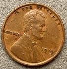 1919 p Lincoln Wheat Cent - [XF/EF] Extremely Fine - Old Cleaning ~ B552