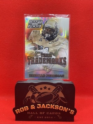 2015 Prizm Collegiate Draft Picks Team Trademarks Breshad Perriman #17 Rookie RC