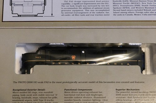 Proto 2000 Pennsylvania FA2 9620 9623 A-B-A 3 Diesellok Set Neu in Box | Zustand: New