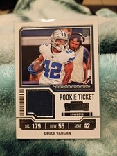 2023 Panini Contenders - Rookie Ticket Swatches Deuce Vaughn #TS8 (MEM, RC)