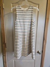 Ann Taylor LOFT XS Striped Sleeveless Dress