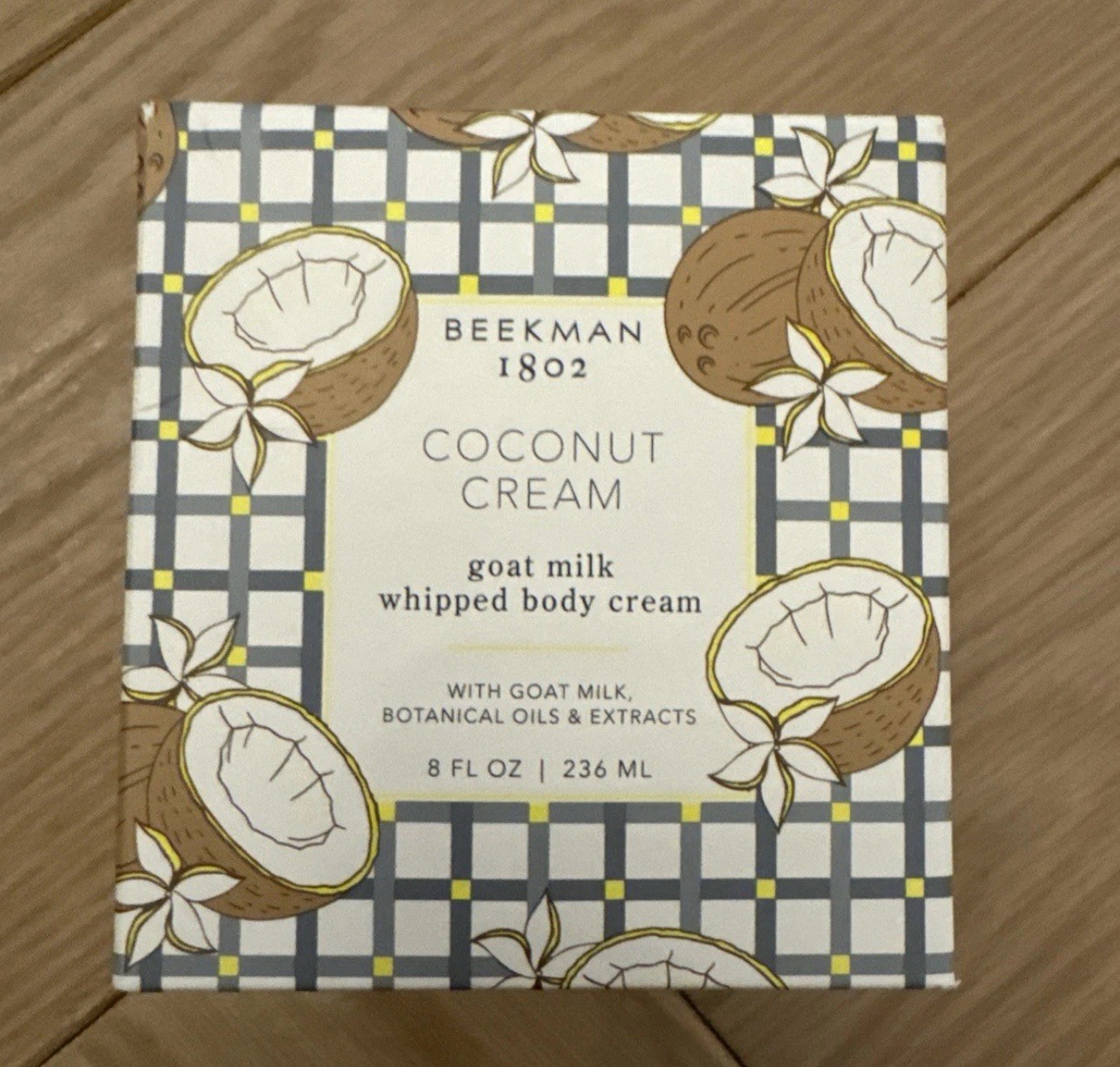 Beekman 1802 Goat Milk Whipped Body Cream Coconut Scent 8oz Sealed