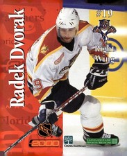 2000 Florida Panthers Radek Dvorak #19 Cigna Team Issue NHL Hockey Card