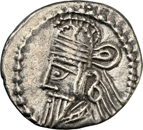 Osroes II, c.AD 190-208 PARTHIAN KINGDOM AR Drachm NGC Ch VF - Picture 2 of 5