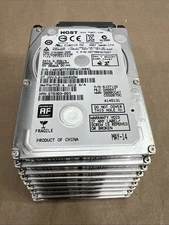 Lot (10) HGST Z7K500-500 500GB SATA 2.5" 7.2 RPM Hard Drive HTS725050A7E630