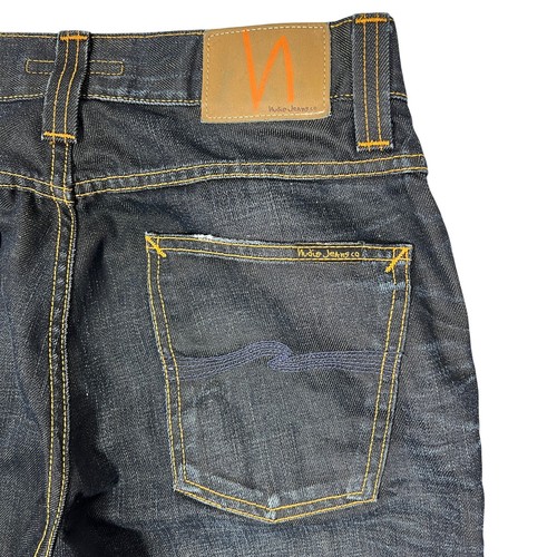 Nudie Jeans Slim Jim Herren Gr. 32x34 (33x32,5*) braun indigo 100% Bio Baumwolle - Bild 13 von 18