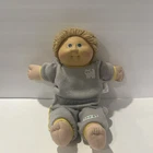 Cabbage Patch Kids 1978-1982  Vintage Blonde Hair Blue Eyes Boy Cat Outfit
