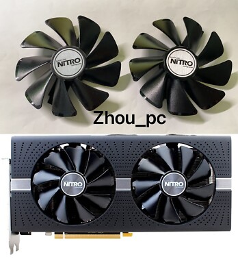Graphics Card Replacement cooler Fan For Sapphire Nitro RX 570 580